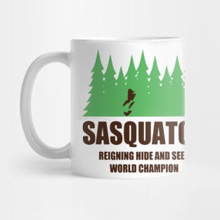 Bigfoot Sasquatch Hide and Seek Mug